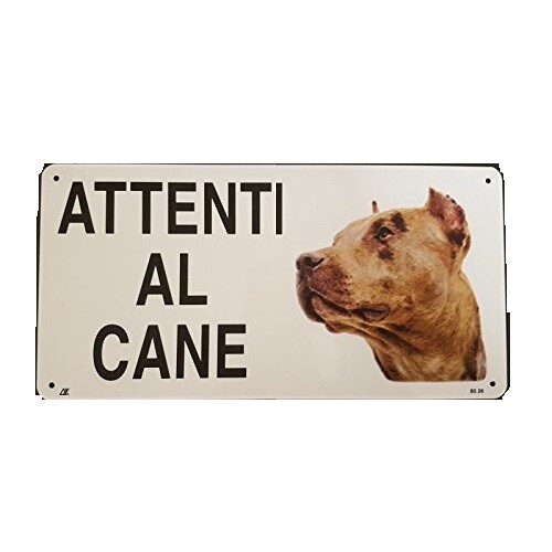 Pets targa attenti cane - pets,