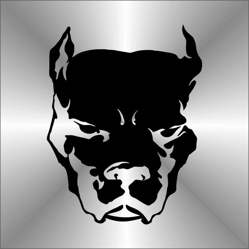 Adesivo cane pit bull - cane,