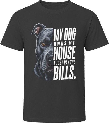 Maglietta dog owns - dog, house