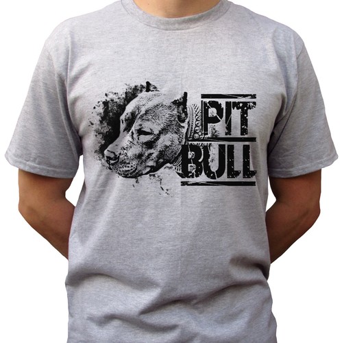 Pitbull shirt grigia - grigia, top