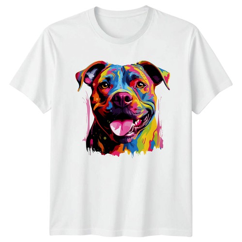 Shirt colorata faccia pit - t-shirt,