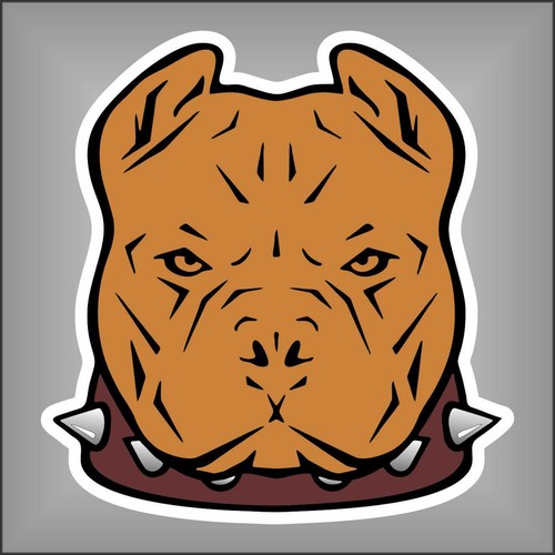 Adesivo pit bull cane - cane, dog